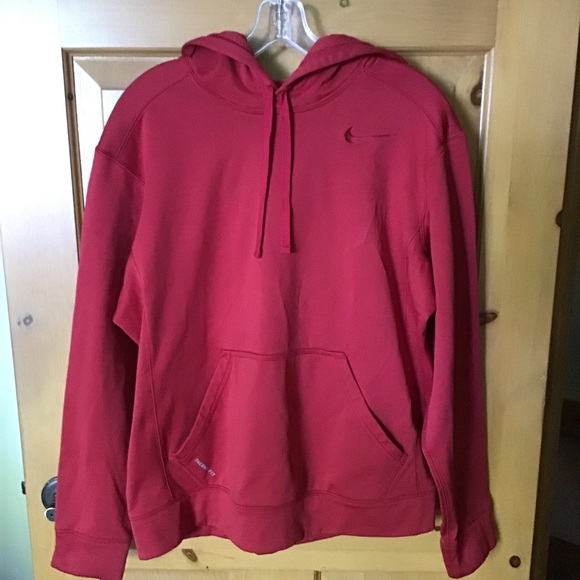 Nike Other - Nike Red Pullover Hoodie Sweatshirt